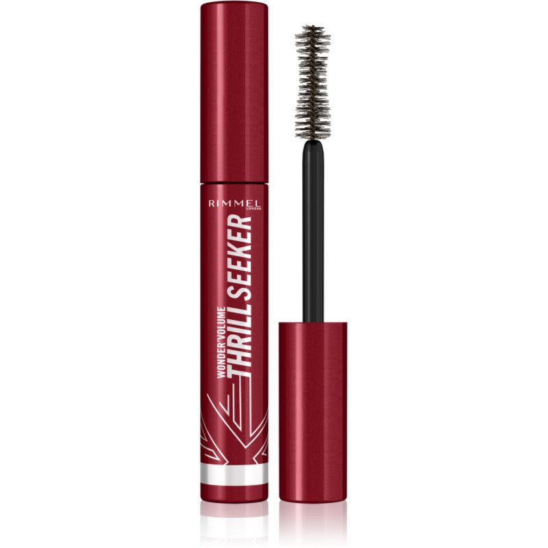 Rimmel WonderVolume Thrill Seeker řasenka pro objem a natočení řas odstín Black Brown 8 ml - parfo.cz