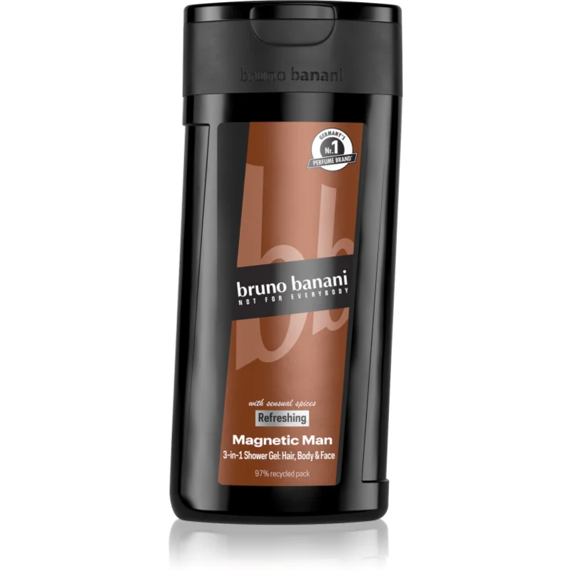 Bruno Banani Magnetic Man parfémovaný sprchový gel 3 v 1 pro muže 250 ml - parfo.cz