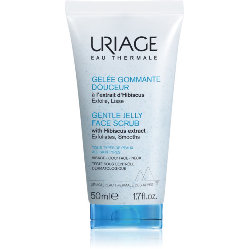 Uriage Gentle Jelly Face Scrub jemný pleťový peeling 50 ml - parfo.cz