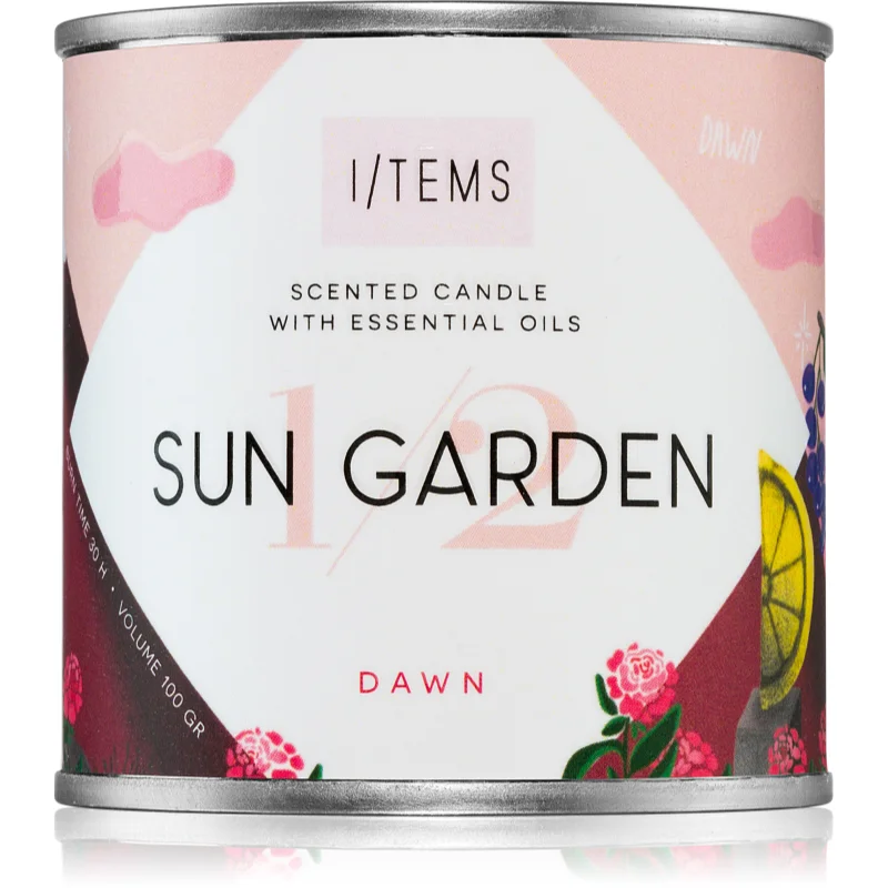 I/TEMS Artist Collection 1/2 Sun Garden vonná svíčka 100 g - parfo.cz