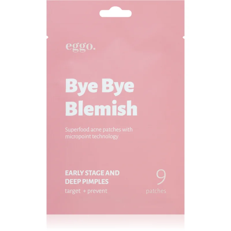 Eggo Bye Bye Blemish náplasti na problematickou pleť 9 ks - parfo.cz