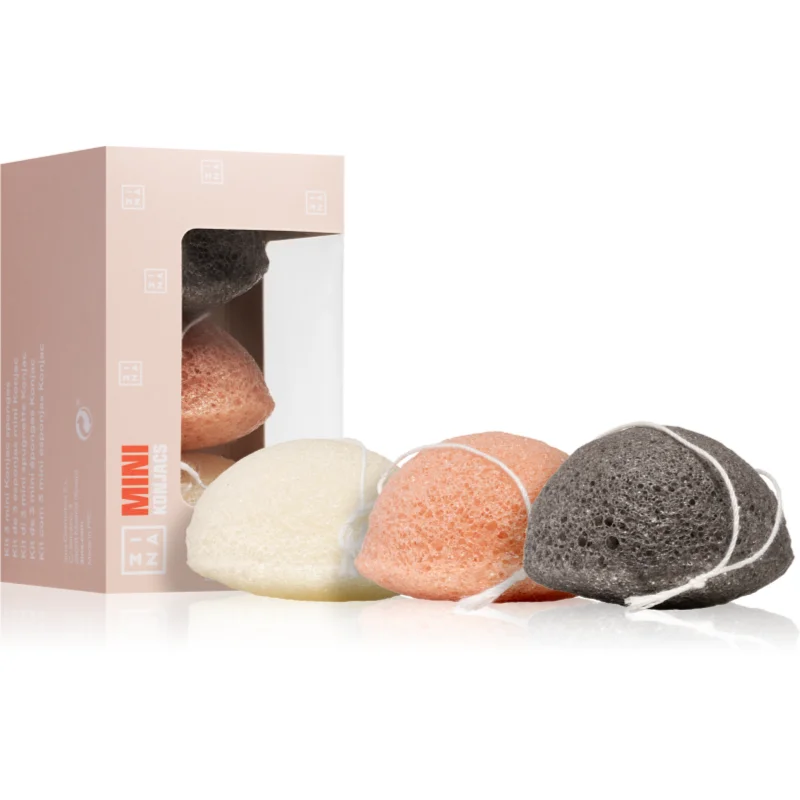3INA Tools The Mini Konjacs jemná exfoliační houbička 3 ks - parfo.cz