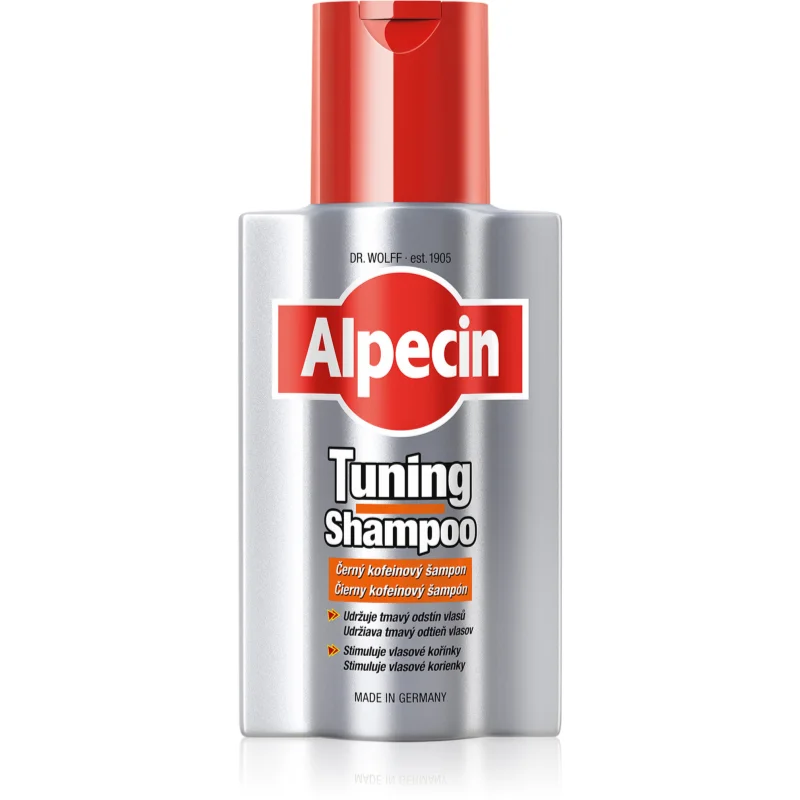 Alpecin Tuning Shampoo tónovací šampon na první šedivé vlasy 200 ml - parfo.cz