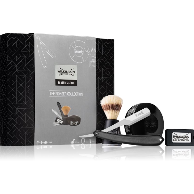 Wilkinson Sword Barbers Style Pioneer Collection sada na holení pro muže - parfo.cz