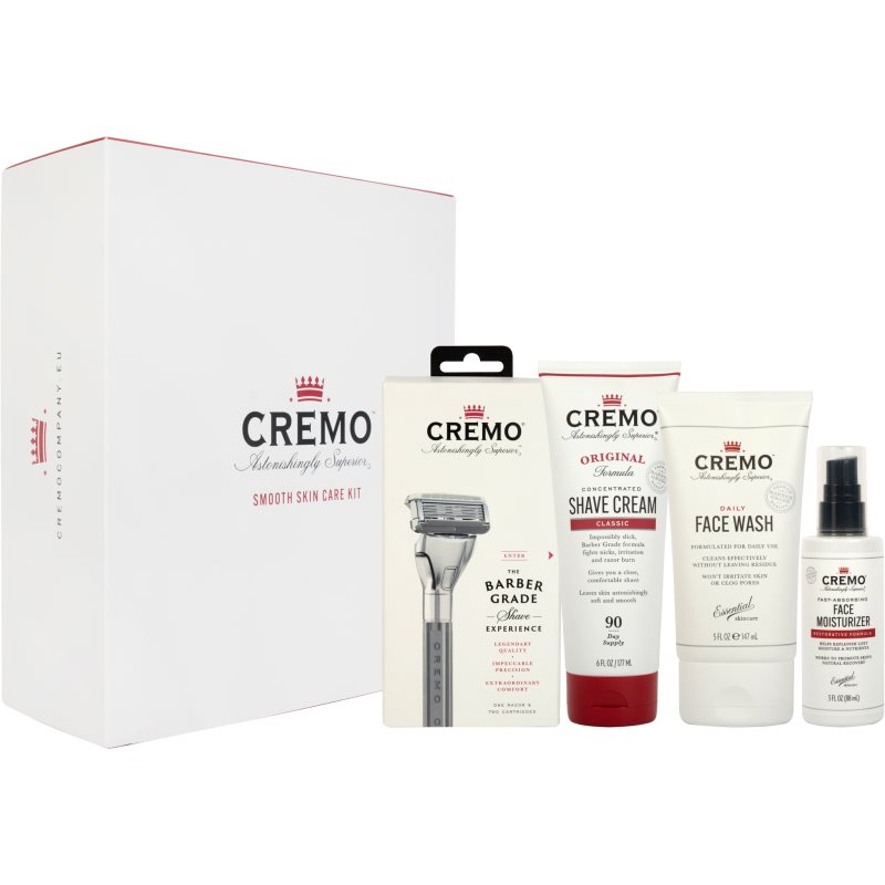 Cremo Smooth Skincare Kit dárková sada na obličej pro muže - parfo.cz