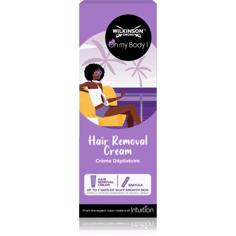 Wilkinson Sword Oh my Body! Hair Removal Cream depilační krém se špachtlí - parfo.cz