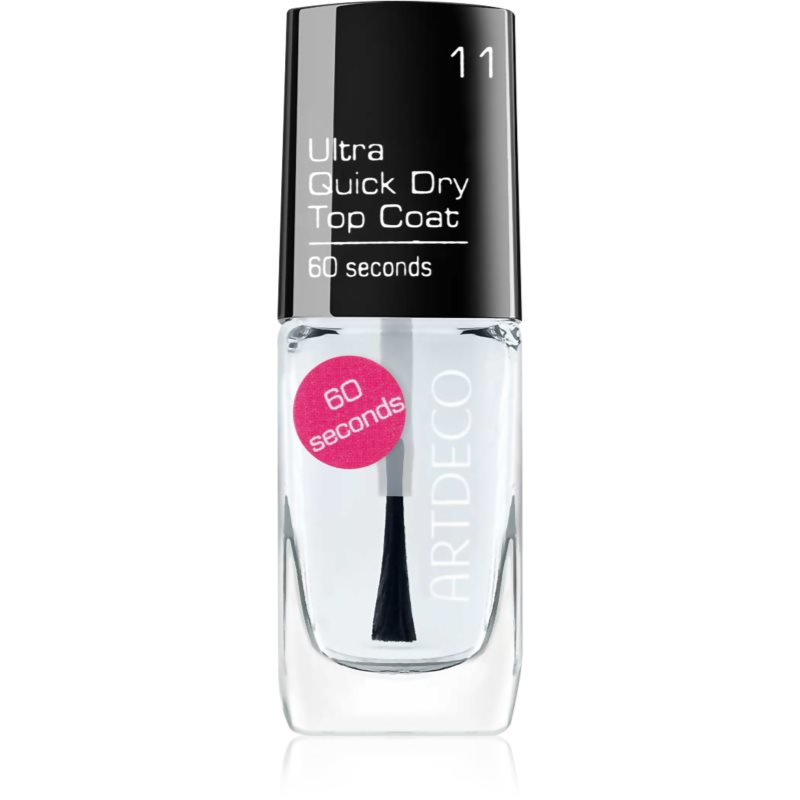 ARTDECO Nail Lacquer Ultra Quick Dry Top Coat vrchní lak na nehty pro urychlení zasychání laku 10 ml - parfo.cz