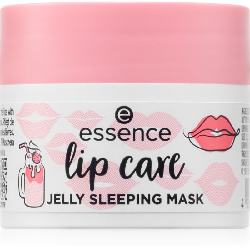 essence lip care hydratační maska na rty na noc 02 Strawberry Milkshake 8 g - parfo.cz