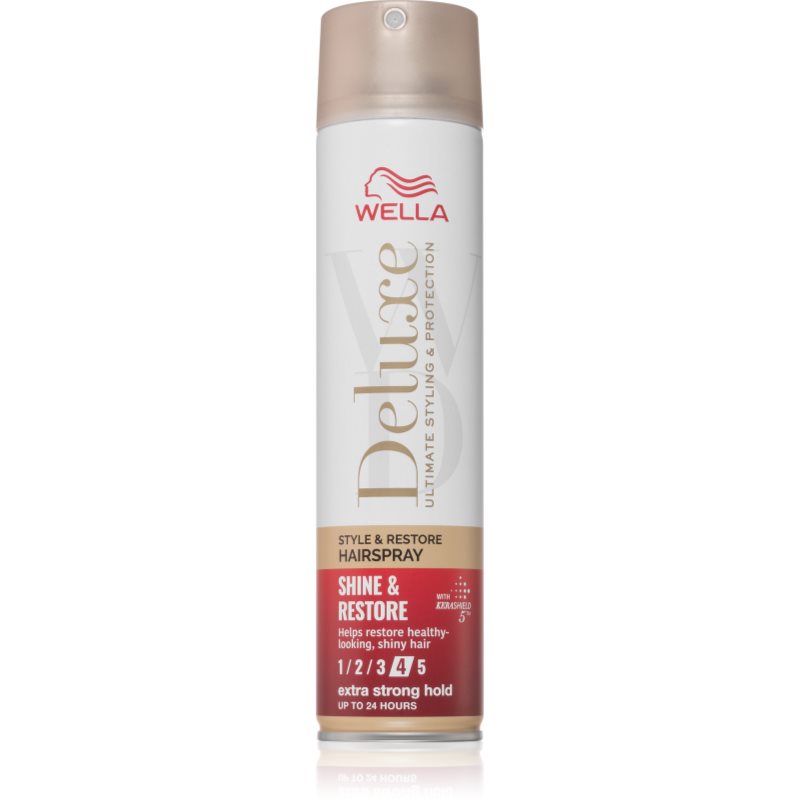 Wella Deluxe Shine & Restore silný lak na vlasy 250 ml - parfo.cz