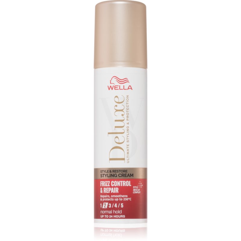 Wella Deluxe Style & Restore stylingový krém pro uhlazení a obnovu poškozených vlasů 100 ml - parfo.cz