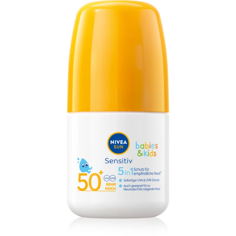 NIVEA SUN Sensitiv dětské mléko na opalování roll-on SPF 50+ 50 ml - parfo.cz