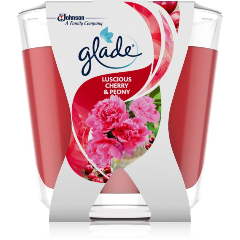GLADE Luscious Cherry & Peony vonná svíčka 70 g - parfo.cz