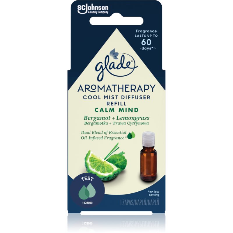 GLADE Aromatherapy Calm Mind náplň do aroma difuzérů Bergamot + Lemongrass 17