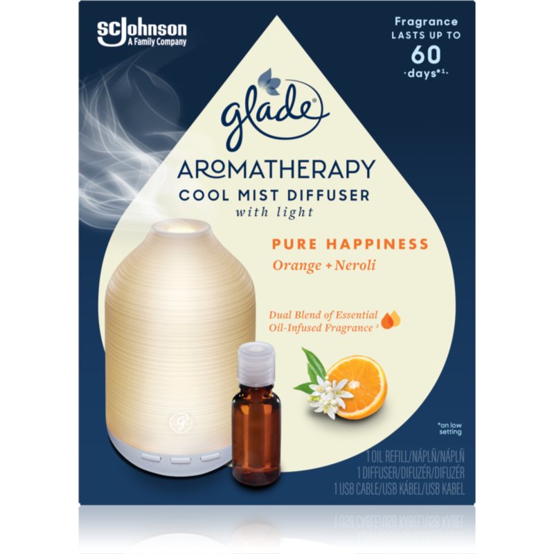 GLADE Aromatherapy Pure Happiness aroma difuzér s náplní Orange + Neroli 17