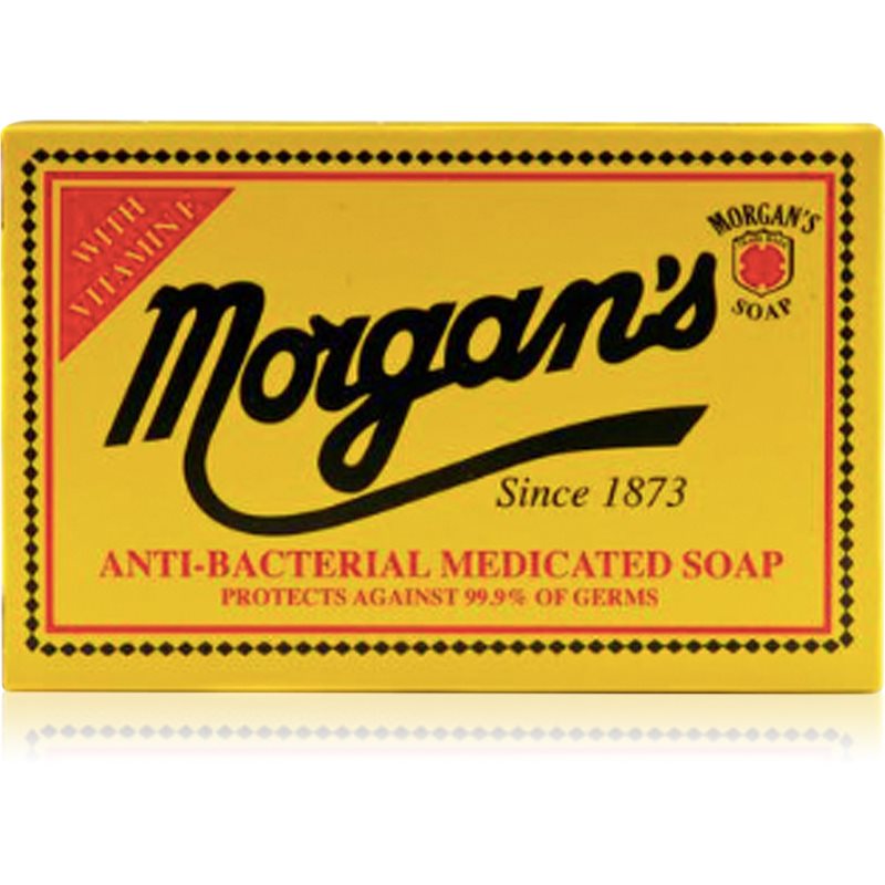 Morgan's Anti-Bacterial Medicated Soap antibakteriální mýdlo 80 g - parfo.cz