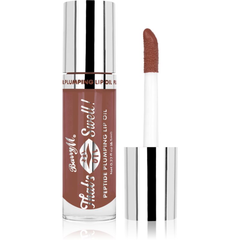 Barry M That's Swell! Peptide Plumping Lip Oil olej na rty pro objem odstín Mocha Magic 6.5 ml - parfo.cz