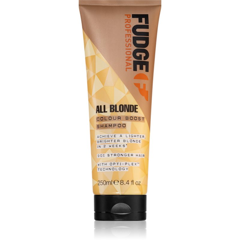 Fudge All Blonde Colour Boost Shampoo revitalizační šampon pro rozzáření mdlých vlasů pro blond vlasy 250 ml - parfo.cz