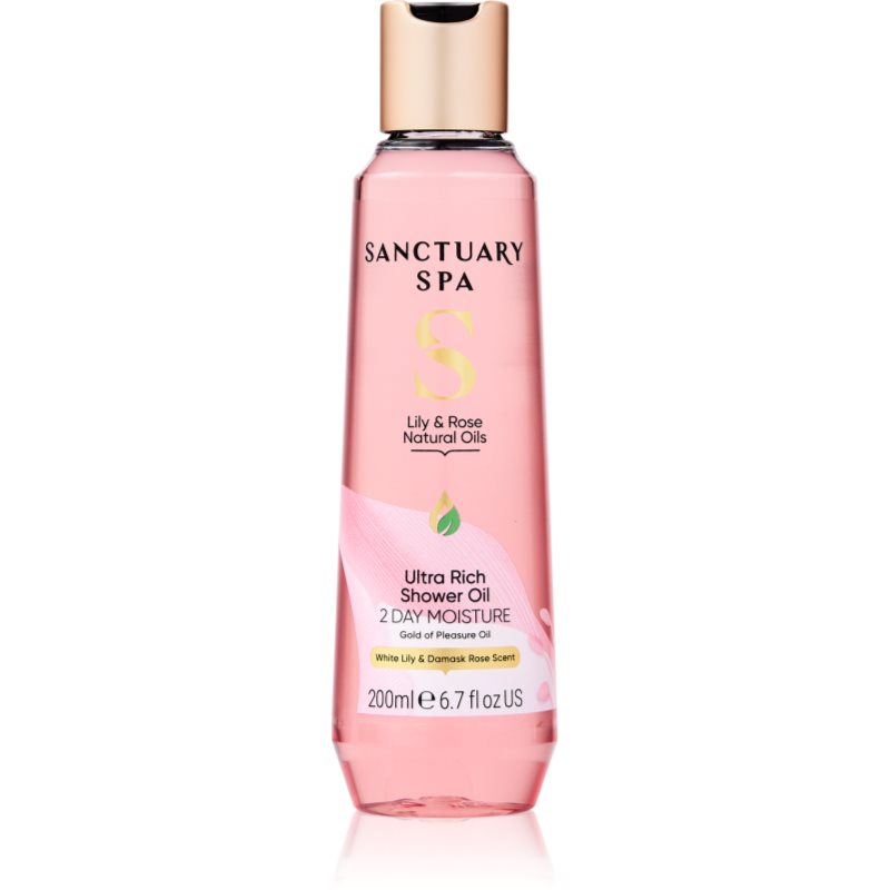 Sanctuary Spa Lily & Rose pečující sprchový olej 200 ml - parfo.cz