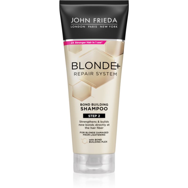John Frieda Blonde+Repair regenerační šampon pro blond vlasy 250 ml - parfo.cz