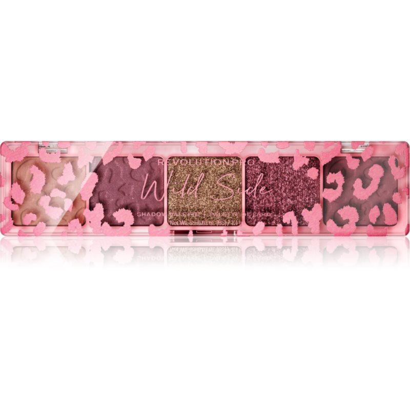 Revolution PRO Glam paletka očních stínů odstín Rose Gold Leopard 5