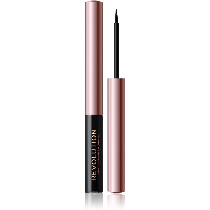 Makeup Revolution Super Flick tekuté oční linky odstín Black 2