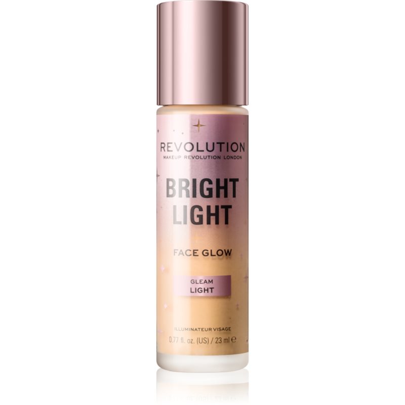 Makeup Revolution Bright Light rozjasňující tónovací fluid odstín Gleam Light 23 ml - parfo.cz