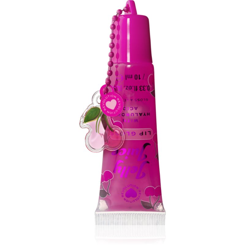 I Heart Revolution Jelly Juice Lip Tubes lesk na rty odstín Cherry 10 ml - parfo.cz