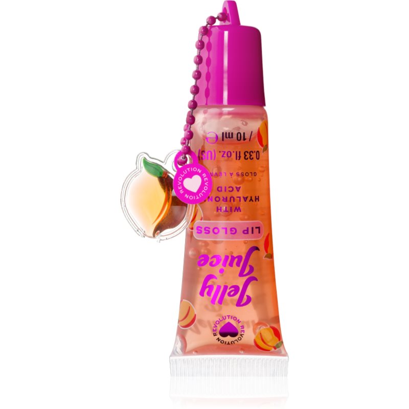 I Heart Revolution Jelly Juice Lip Tubes lesk na rty odstín Peach 10 ml - parfo.cz