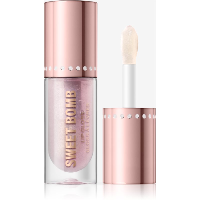 Makeup Revolution Y2k Sweet Bomb třpytivý lesk na rty odstín Vanilla Ice White Holo 4.5 ml - parfo.cz