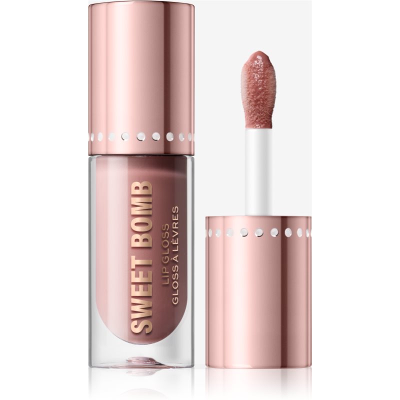 Makeup Revolution Y2k Sweet Bomb třpytivý lesk na rty odstín Strawberry Swirl Pink 4.5 ml - parfo.cz