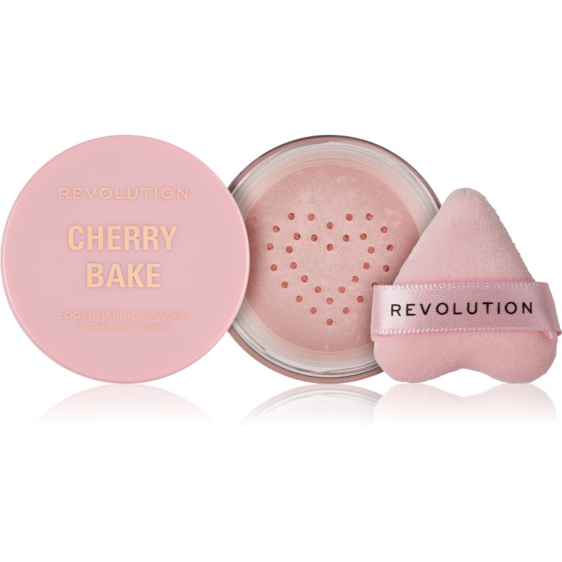 Makeup Revolution Y2k Cherry Bake matující sypký pudr 3.2 g - parfo.cz