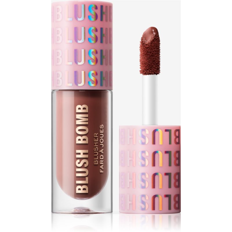 Makeup Revolution Y2k Blush Bomb tekutá tvářenka odstín That's Fly Nude 4.5 ml - parfo.cz