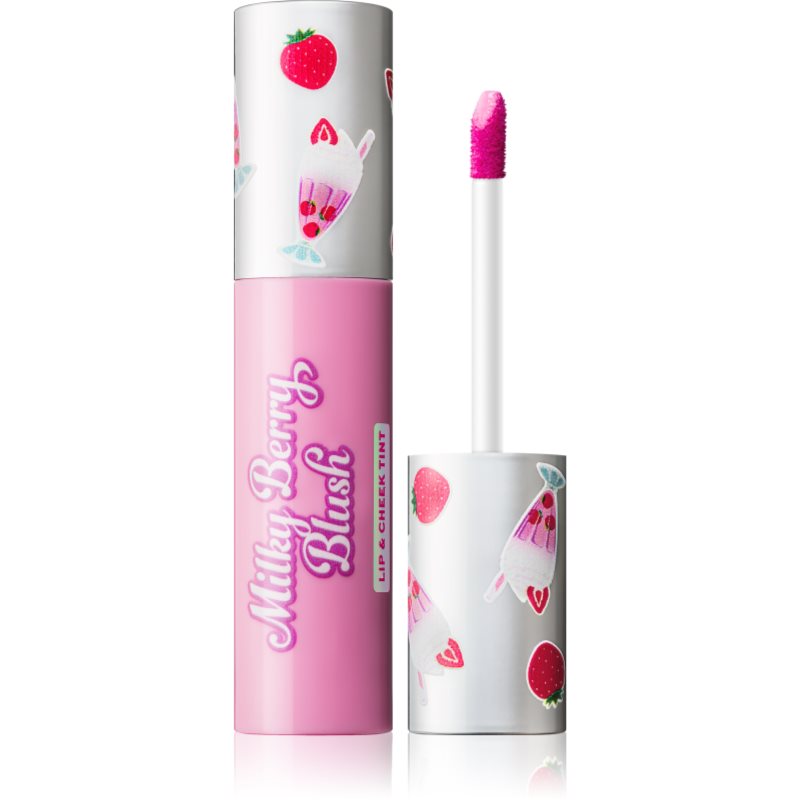 I Heart Revolution Milkshake Milky Berry Blush multifunkční líčidlo líčidlo na rty a tváře odstín Pink Passion 10 ml - parfo.cz