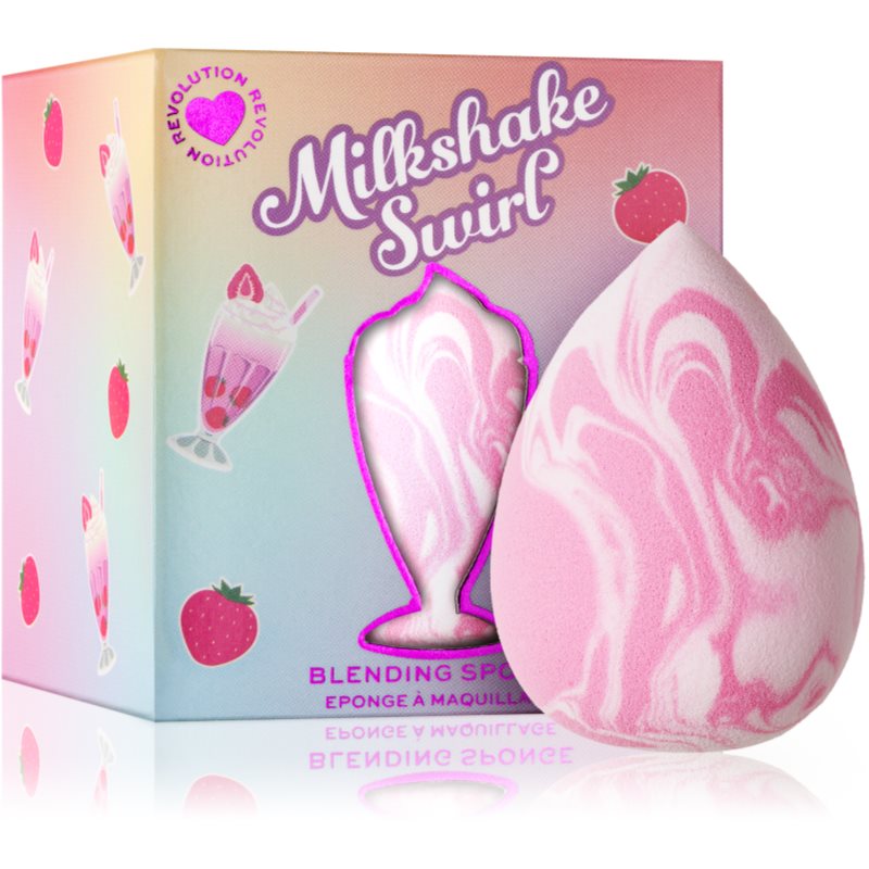 I Heart Revolution Milkshake Strawberry Swirl houbička na make-up 2 g - parfo.cz