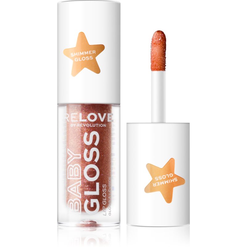 Revolution Relove Baby Gloss Shimmer třpytivý lesk na rty odstín Pink Tulle 1.8 ml - parfo.cz