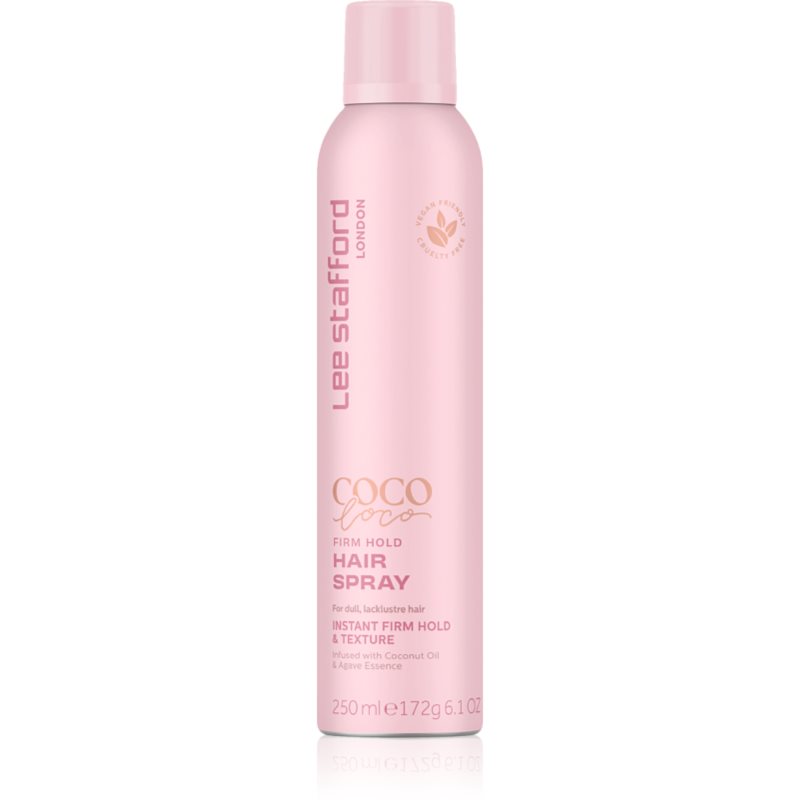 Lee Stafford CoCo LoCo Agave lak na vlasy silné zpevnění 250 ml - parfo.cz