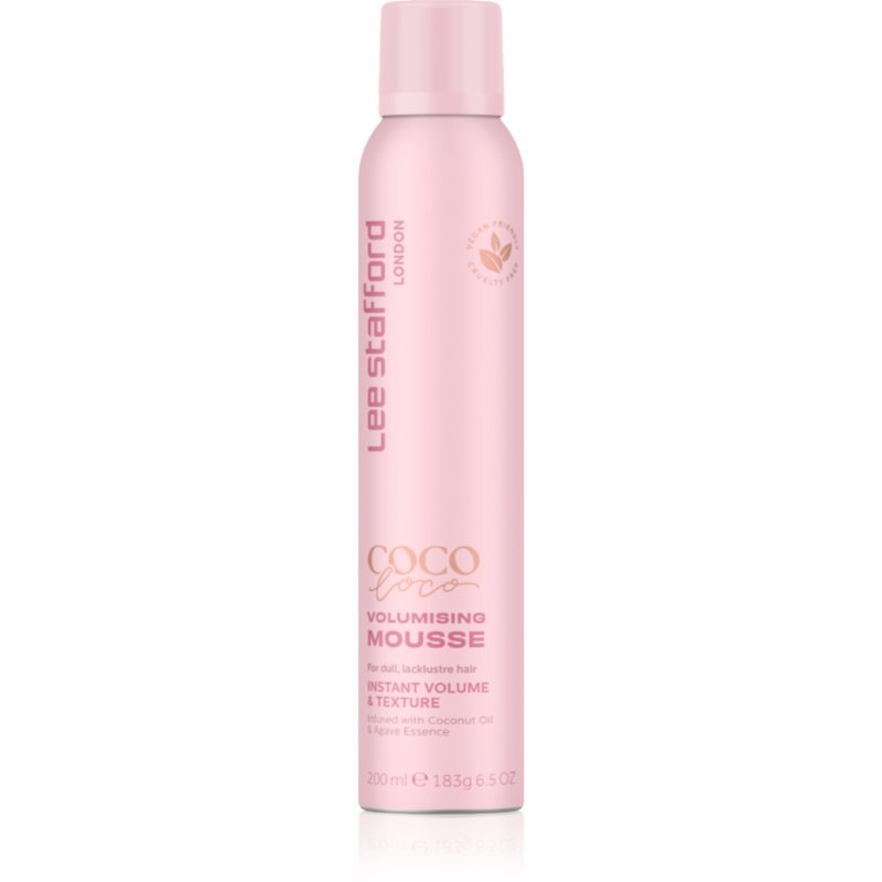 Lee Stafford CoCo LoCo Agave luxusní objemová pěna pro jemné a zplihlé vlasy 200 ml - parfo.cz