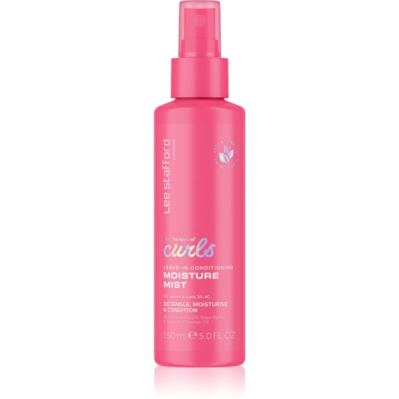 Lee Stafford For The Love Of Curls Leave In Conditioning Moisture Mist bezoplachový kondicionér ve spreji pro kudrnaté vlasy 150 ml - parfo.cz