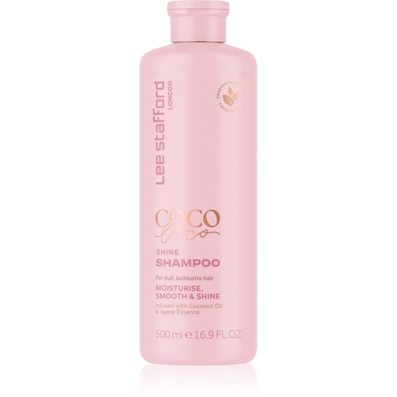 Lee Stafford CoCo LoCo Agave šampon pro každodenní mytí vlasů pro lesk a hebkost vlasů 500 ml - parfo.cz