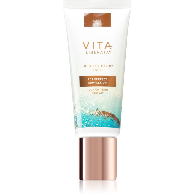 Vita Liberata Beauty Blur Face rozjasňující tónovací krém s vyhlazujícím efektem odstín Dark 30 ml - parfo.cz