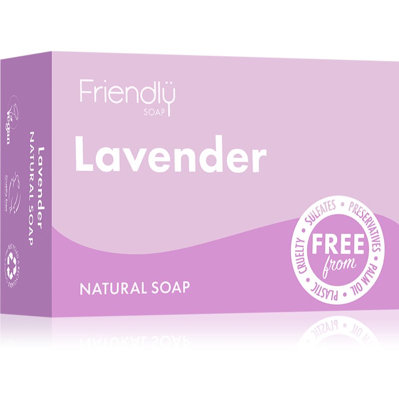 Friendly Soap Natural Soap Lavender přírodní mýdlo 95 g - parfo.cz
