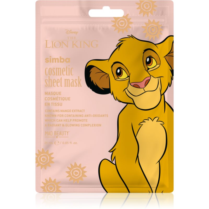Mad Beauty Lion King Simba revitalizační plátýnková maska 25 ml - parfo.cz