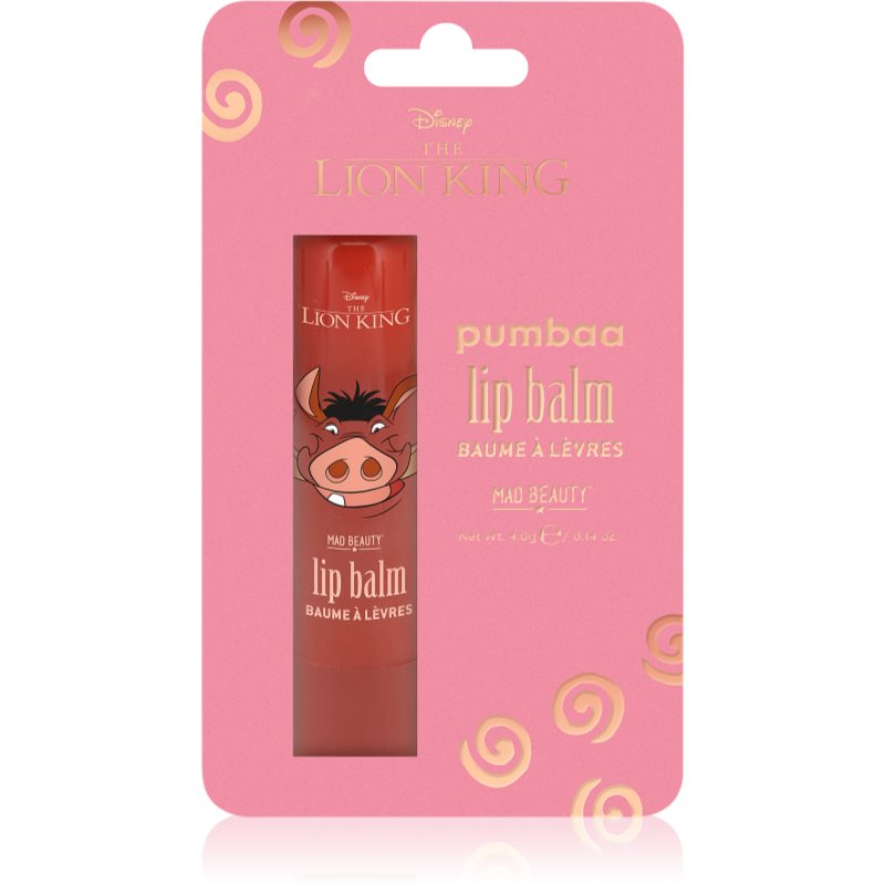 Mad Beauty Lion King Pumba hydratační balzám na rty 4 g - parfo.cz