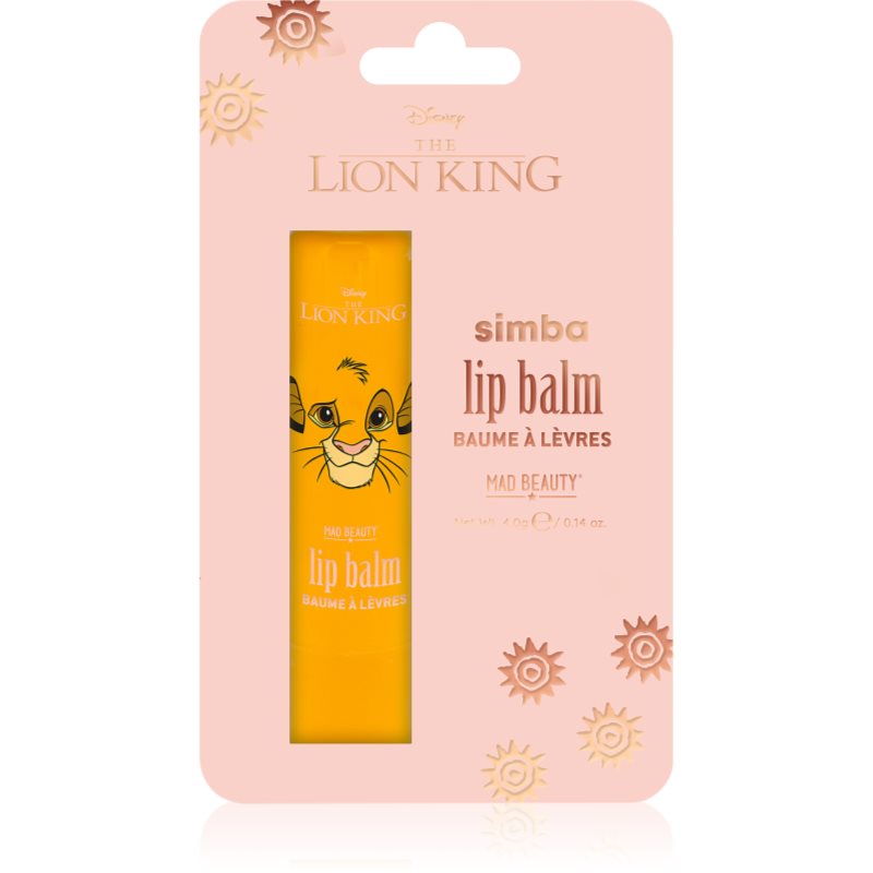 Mad Beauty Lion King Simba balzám na rty s hydratačním účinkem 4 g - parfo.cz