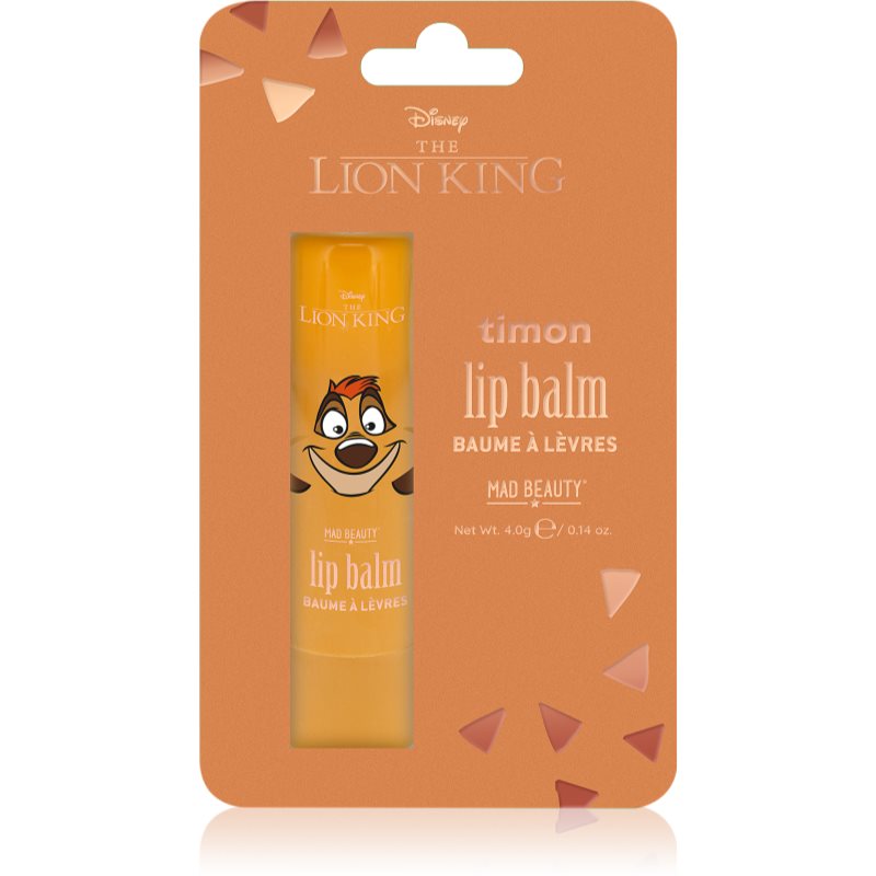 Mad Beauty Lion King Timon hydratační balzám na rty 4 g - parfo.cz