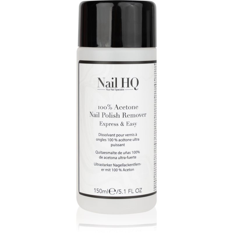 Nail HQ 100% Acetone odlakovač na nehty 150 ml - parfo.cz
