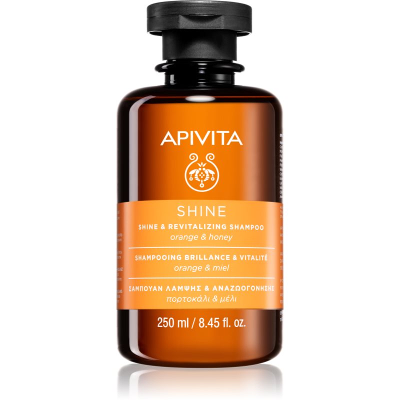 Apivita Shine and Revitalizing Shampoo revitalizační šampon pro posílení a lesk vlasů 250 ml - parfo.cz