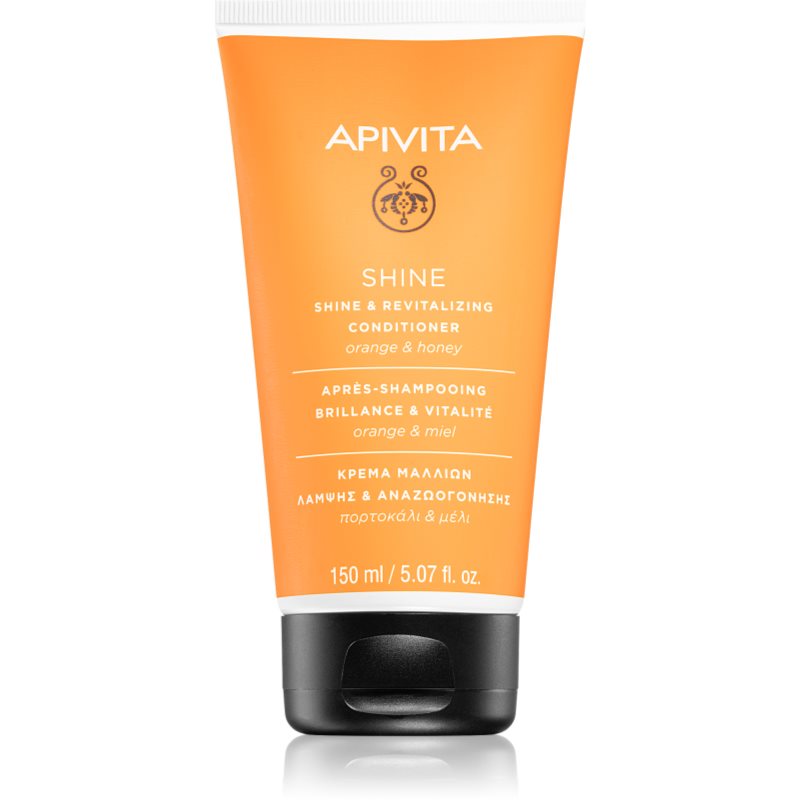 Apivita Shine and Revitalizing Conditioner revitalizační kondicionér pro rozzáření mdlých vlasů 150 ml - parfo.cz