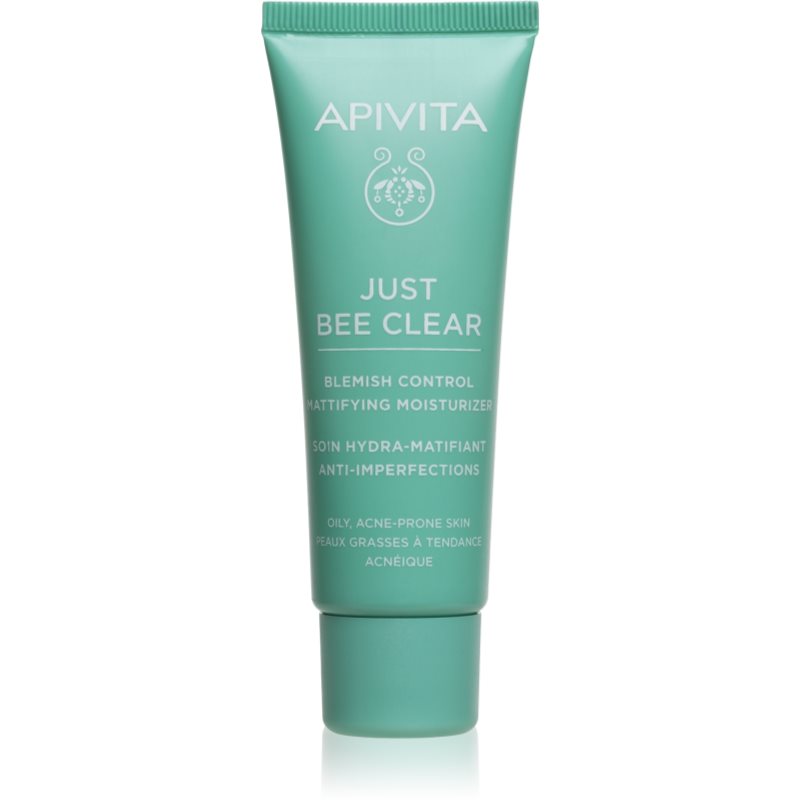 Apivita Just Bee Clear Blemish Control Moisturizer hydratační krém na obličej s niacinamidem 40 ml - parfo.cz