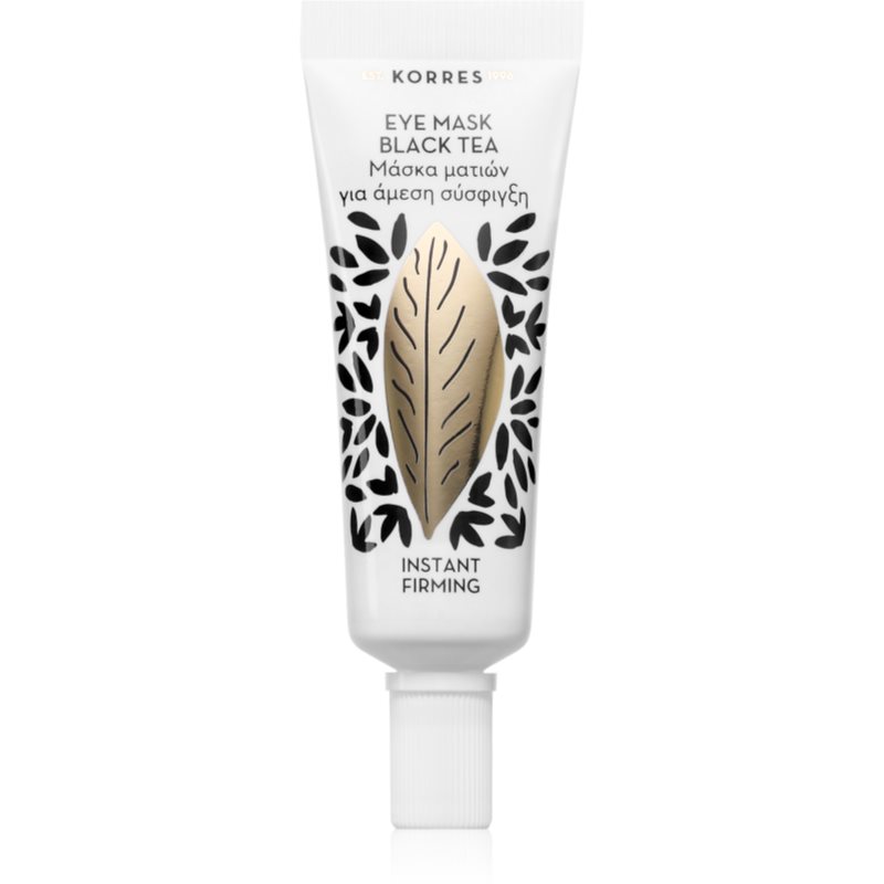 Korres Black Tea zpevňující maska na oční okolí 6 ml - parfo.cz